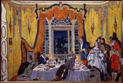 Décor préparatoire pour l