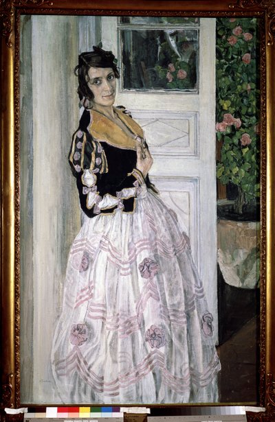 Jeune femme espagnole au balcon - Aleksandr Jakovlevic Golovin