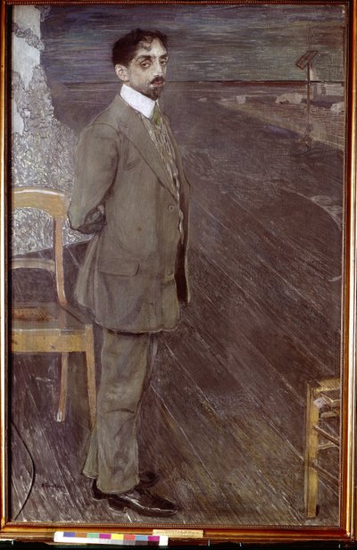 Portrait du poète Mikhaïl Kouzmine - Aleksandr Jakovlevic Golovin