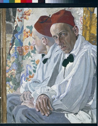 Portrait du producteur de spectacles Vsevolod Meyerhold (1874-1940) - Aleksandr Jakovlevic Golovin
