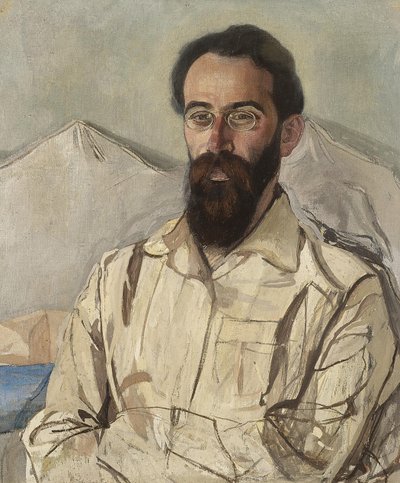 Portrait de Friedrich Eduardovich Krimmer 1888-1963, 1919 - Aleksandr Jakovlevic Golovin