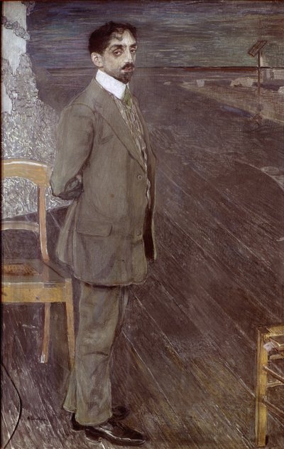 Portrait de Mikhaïl Kouzmine, 1910 - Aleksandr Jakovlevic Golovin