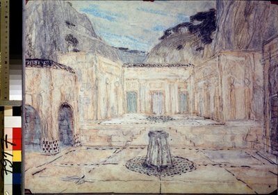 Projet de decor pour la tragedie Antigone d