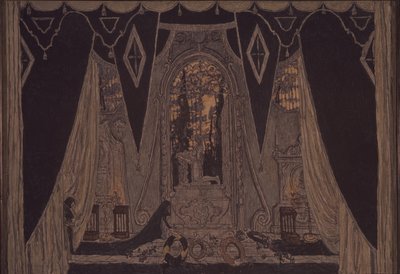 Décor de scène pour la pièce Don Juan de J.-B. Molière, 1910 - Aleksandr Jakovlevic Golovin