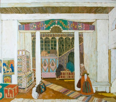 Décor de scène pour la pièce L