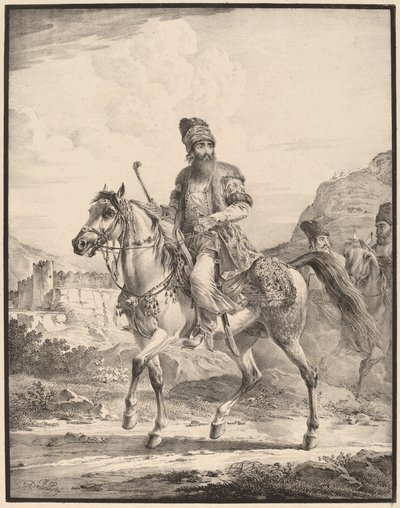 Un Persan à cheval - Aleksandr Osipovich Orlovskii