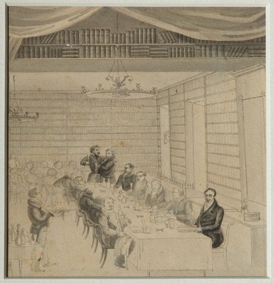 Festin littéraire dans la librairie d