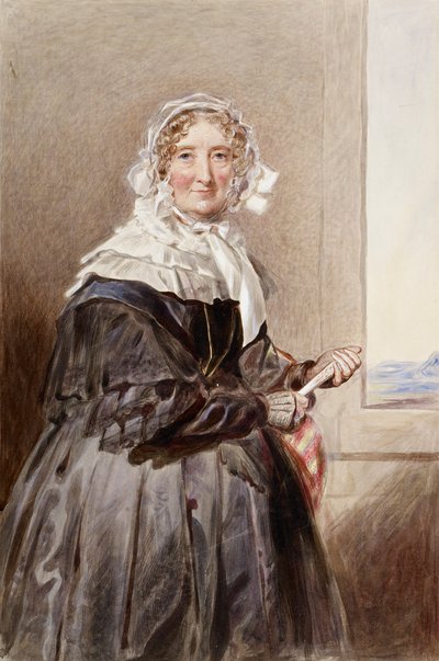 Portrait de Marie-Amélie, Reine de France, milieu du 19ème siècle - Aleksandr Pavlovich Bryulov