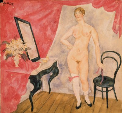 Femme au miroir - Aleksandr Vasilievich Shevchenko