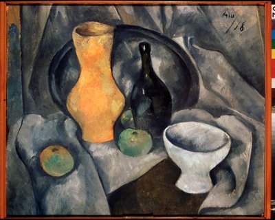 Nature morte. Alexander Vasilyevich Shevchenko (Alexandre Chevtchenko) (1883-1948), huile sur toile - Aleksandr Vasilievich Shevchenko