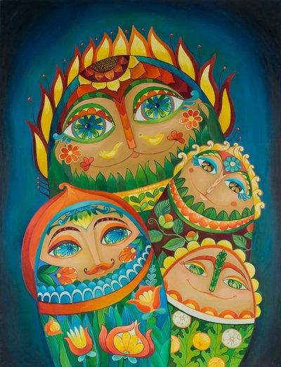 Une famille folk excentrique - Aleksandra Paranchenko