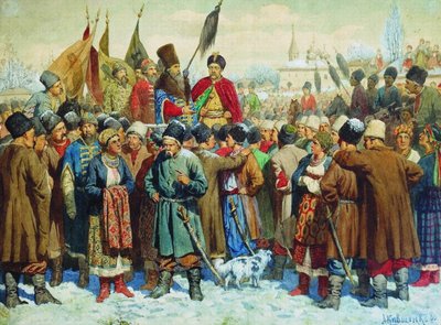 Discours du boyard Vassili Boutourline à la Rada de Pereïaslav, 1880 - Aleksei Danilovich Kivshenko