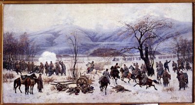 La quatrième bataille du col de Shipka en Bulgarie du 5 au 9 janvier 1878 - Aleksei Danilovich Kivshenko