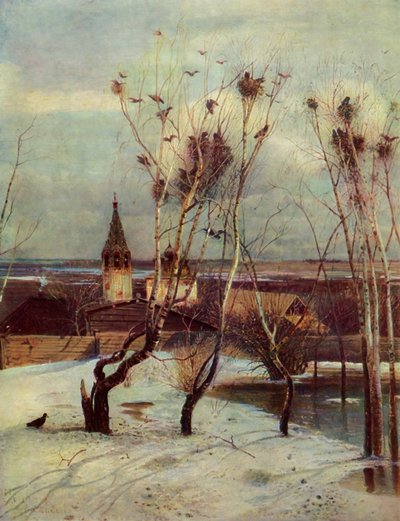 Les corbeaux sont arrivés, 1871, 1965 - Aleksey Savrasov