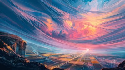 Horizon céleste éclatant - Alena Aenami