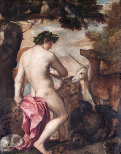 Orphée Enchantant les Animaux - Alessandro (1588–1649) (attr. to) Titian (workshop of) and Padovanino