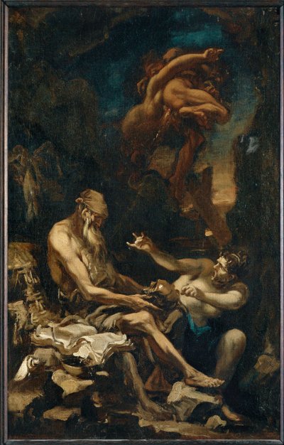 La tentation de Saint Antoine le Grand ... - Alessandro (style of) Magnasco
