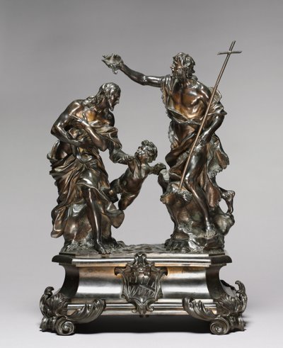 Baptême du Christ, conçu en 1645-46, probablement réalisé en 1650-55 - Alessandro Algardi
