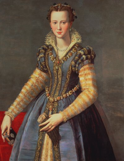 Marie de Médicis (1573-1642), épouse de Henri IV de France (1553-1610) - Alessandro Allori