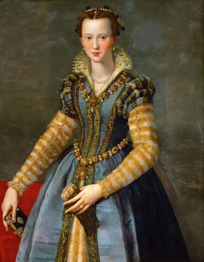Portrait de Maria de Medici 1540-1557, vers 1555 - Alessandro Allori
