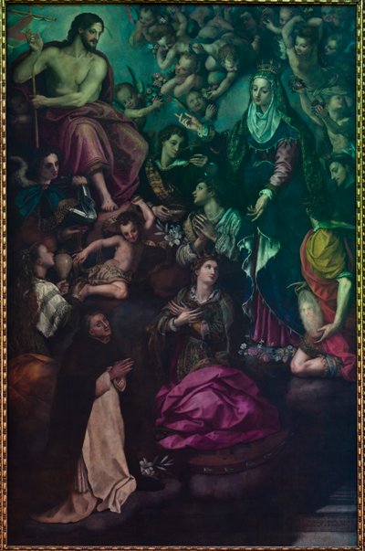 La vision de Saint Hyacinthe - Alessandro Allori
