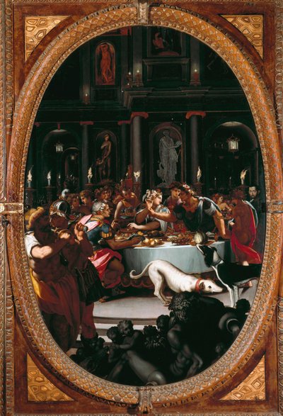 Le banquet de Cléopâtre - Alessandro Allori