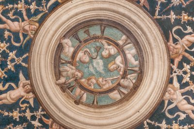 Putti jouant des instruments de musique (détail) - Alessandro Araldi