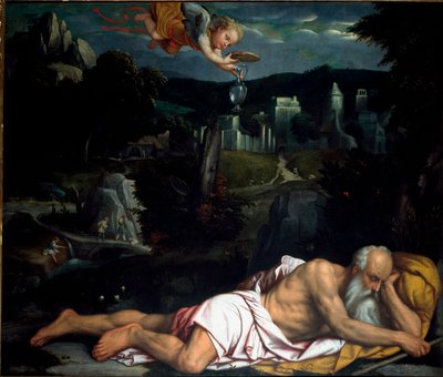 Élie endormi - Alessandro Bonvicino Moretto