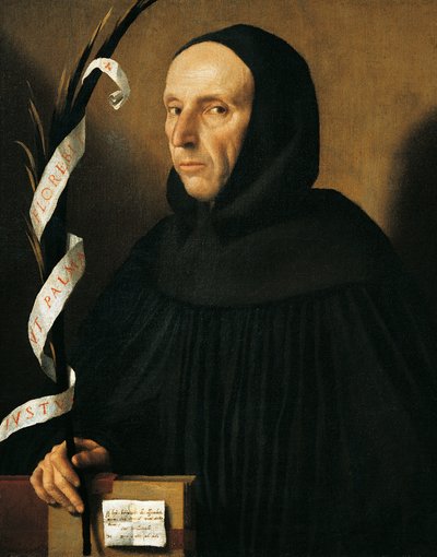 Portrait de Girolamo Savonarola - Alessandro Bonvicino Moretto