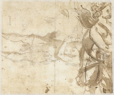 Amour debout, avec arc - Alessandro Casolani (attributed to)