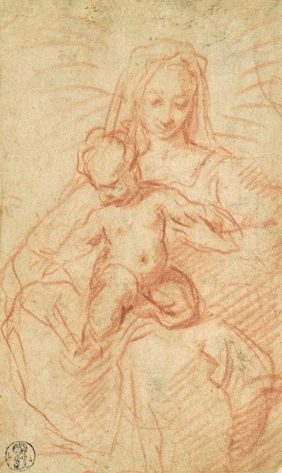 Madone et Enfant - Alessandro Casolani