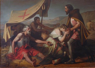La Soif des premiers croisés, 1852 - Alessandro Guardassoni