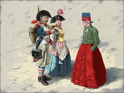 Fantassine and vivandieres de revolutionnaires, 2024 - Alessandro Lonati