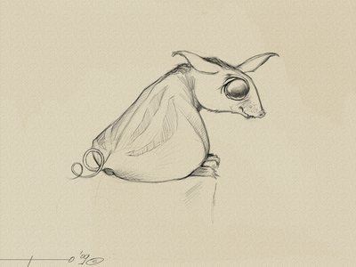 Créature fantastique : Ote (Oy), un animal imaginé par Stephen King pour sa saga de "La Tour Sombre" - Alessandro Lonati