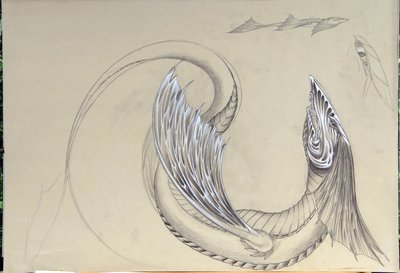 Créature fantastique : dragon de mer. - Alessandro Lonati