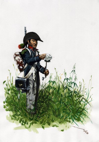 Premier Empire (1804-1814 et 1815) : soldat chasseur d