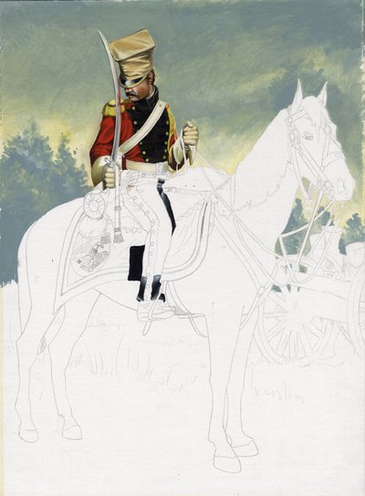 Premier Empire (1804-1814 et 1815) : soldat de la cavalerie légère de la grande armée napoléonienne - Alessandro Lonati