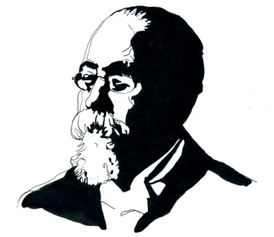 Portrait de Cesare Lombroso (1835-1909) fondateur de l