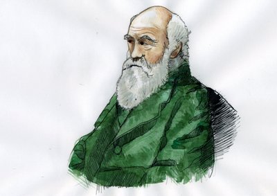 Portrait de Charles Darwin (1809-1882) - Alessandro Lonati