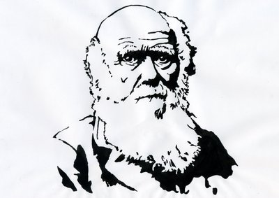 Portrait de Charles Darwin - Portrait du naturaliste anglais Charles Darwin (1809-1882). - Alessandro Lonati