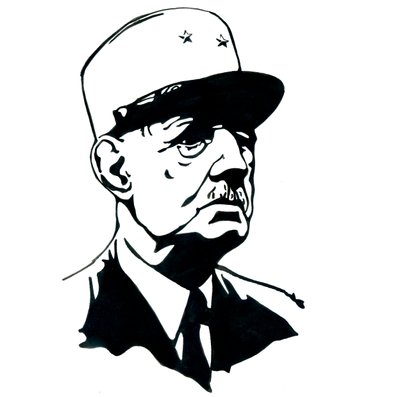 Portrait du général Charles de Gaulle (1890-1970) - Alessandro Lonati