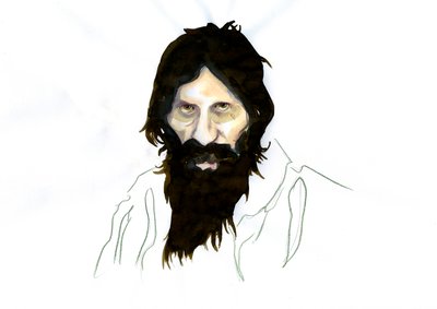 Portrait de Grigori Iefimovitch Raspoutine - Alessandro Lonati