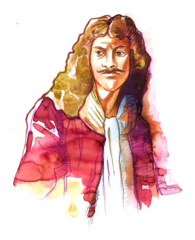 Portrait de Jean-Baptiste Poquelin, dit Molière (1622-1673) - Alessandro Lonati