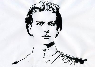 Portrait de Louis II de Bavière (Ludwig Otto Friedrich Wilhelm von Wittelsbach) - Alessandro Lonati