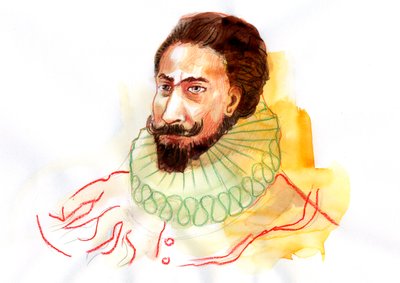 Portrait de Miguel de Cervantes Saavedra (1547-1616) - Alessandro Lonati