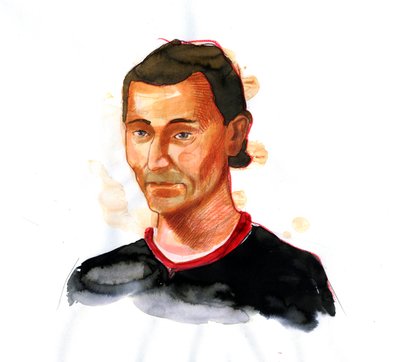 Portrait de Niccolo di Bernardo dei Machiavelli (Nicolas Machiavel) - Alessandro Lonati