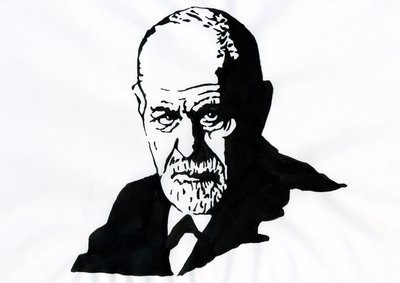 Portrait de Sigmund Freud (1856-1939), psychiatre autrichien - Alessandro Lonati