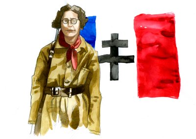 Portrait de Simone Weil (1909-1943), philosophe française - Alessandro Lonati