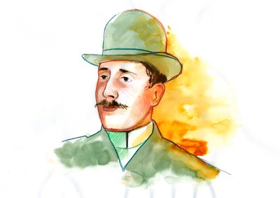 Portrait du poète Guillaume Apollinaire (1880-1918) - Alessandro Lonati