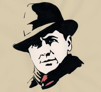 Portrait du préfet et résistant français Jean Moulin (1899-1943) - Alessandro Lonati